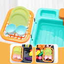 Conjunto de pia de cozinha infantil elétrica