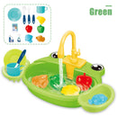Conjunto de pia de cozinha infantil elétrica