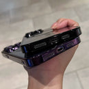 Luxo magnético para magsafe carga sem fio chapeamento caso claro para iphone 11