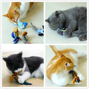 Passarinho Elétrico com Som para Gatos